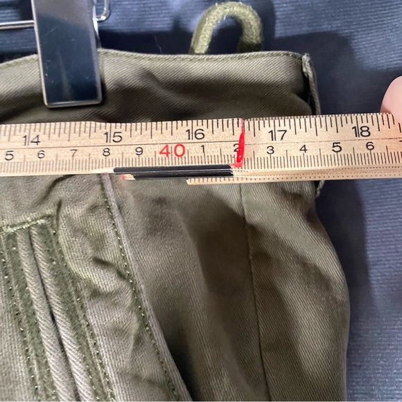 Superdry Cargos Green Trousers Women's Size Large Gorpcore Pockets Hiking - Picture 2 of 12